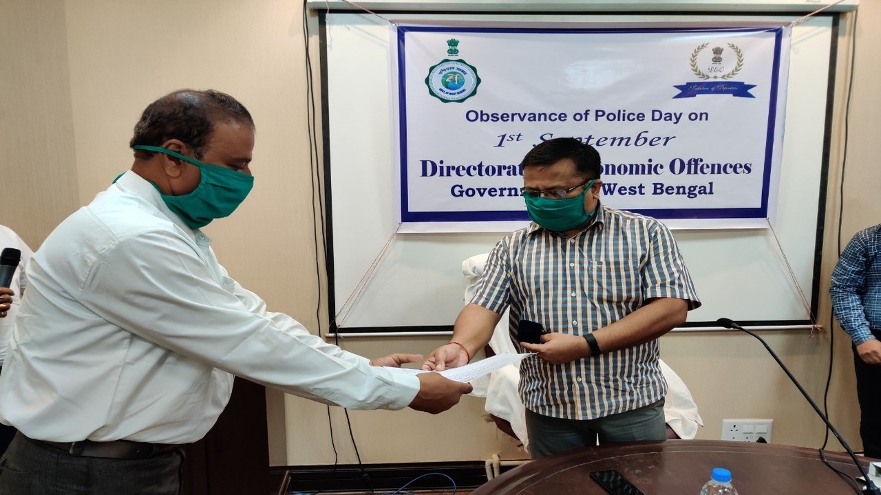 Observance of Police Day at DEO, WB